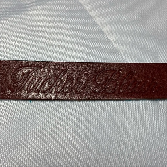 Tucker Blair Needlepoint Smiley Face Belt 36 - Picture 8 of 9